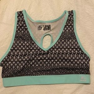 Athletic sports bra